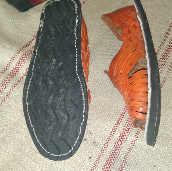 D'Santy Leather Huaraches - Picture 3 of 3